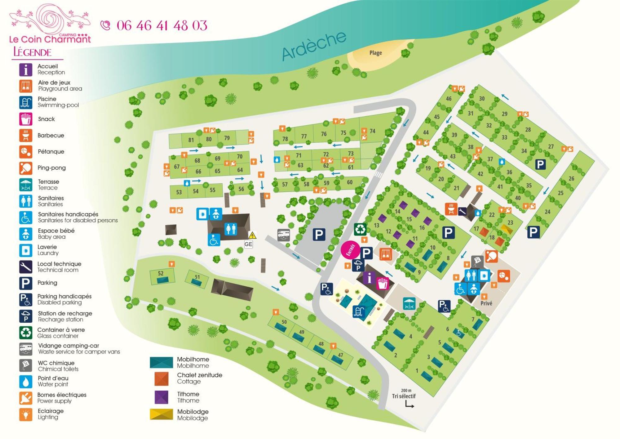 Camping Le Coin Charmant Chauzon Exterior photo